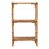 Vintage bamboo bookcase