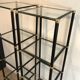 Pair of metal shelves by Guy Lefèvre for Maison Jansen 70s
