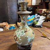 Chinese cloisonné lamp