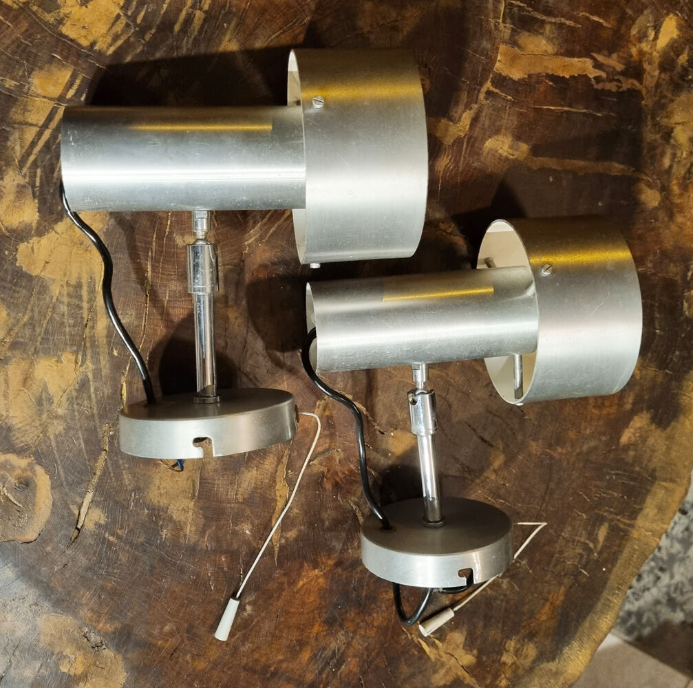 Pair of Peter Nelson design sconces, Architectural Lighting Company edition