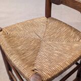Lot of 6 straw chairs