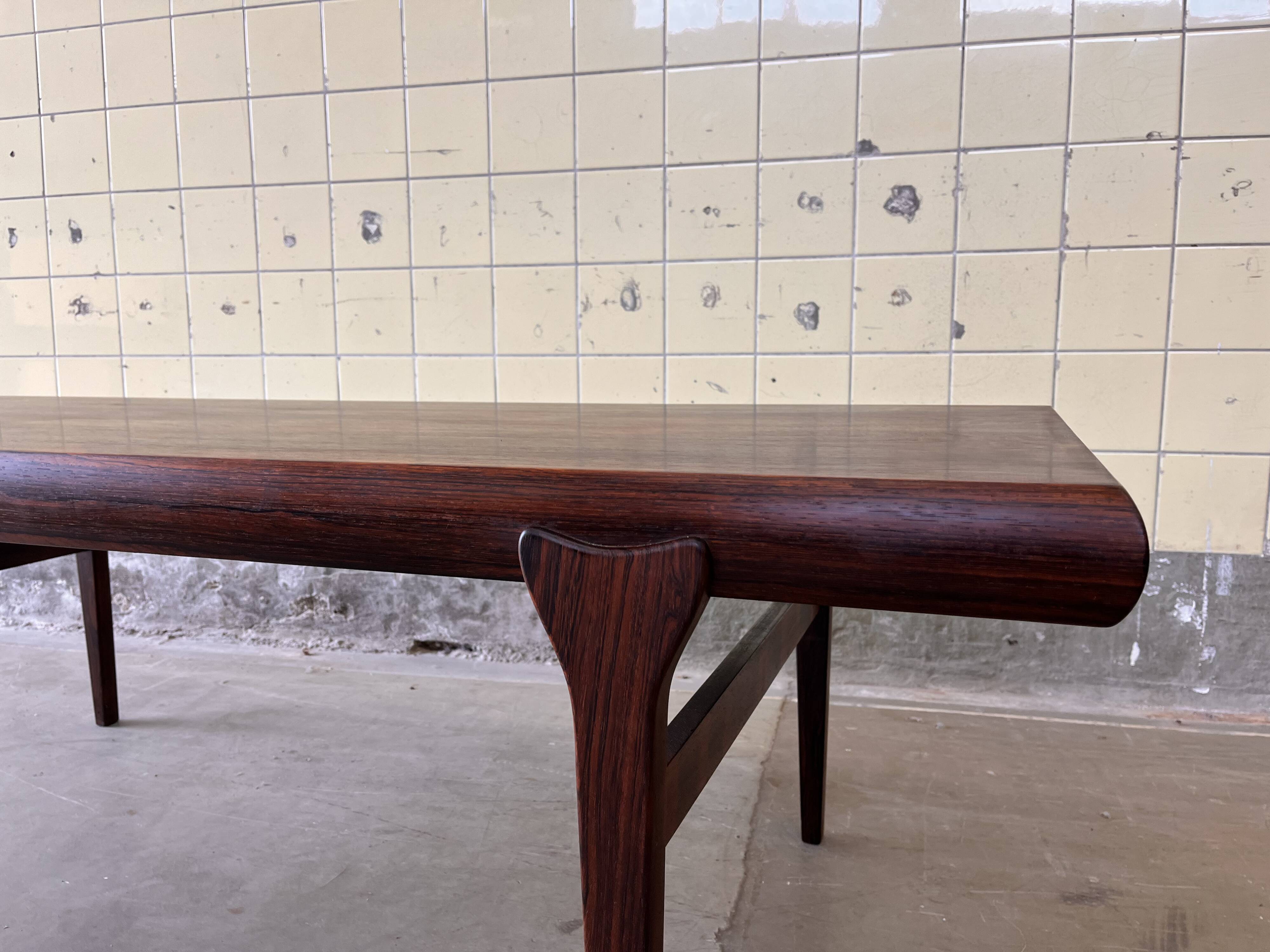 Rosewood coffee table by Johannes Andersen for Uldum Møbelfabrik