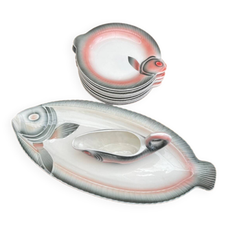 Digoin Sarreguemines fish service