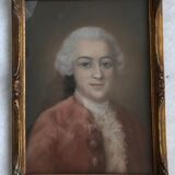 Painting portrait man