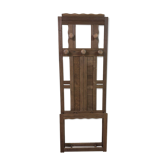 Wall-mounted coat rack in solid wood – Rustic / country chic style