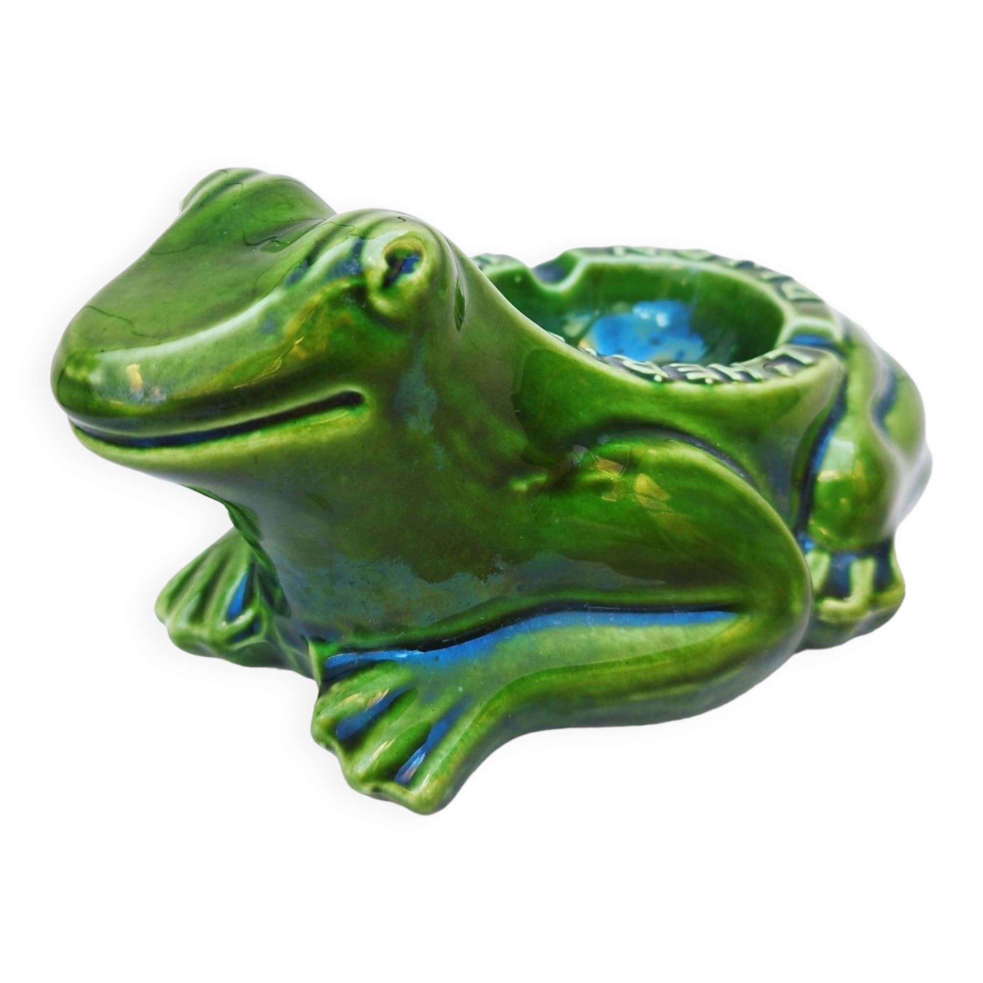 Frog advertising ashtray Héritier Guyot