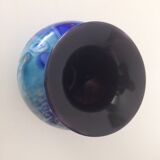 Vase Biot J M Operto verre multicouches vintage