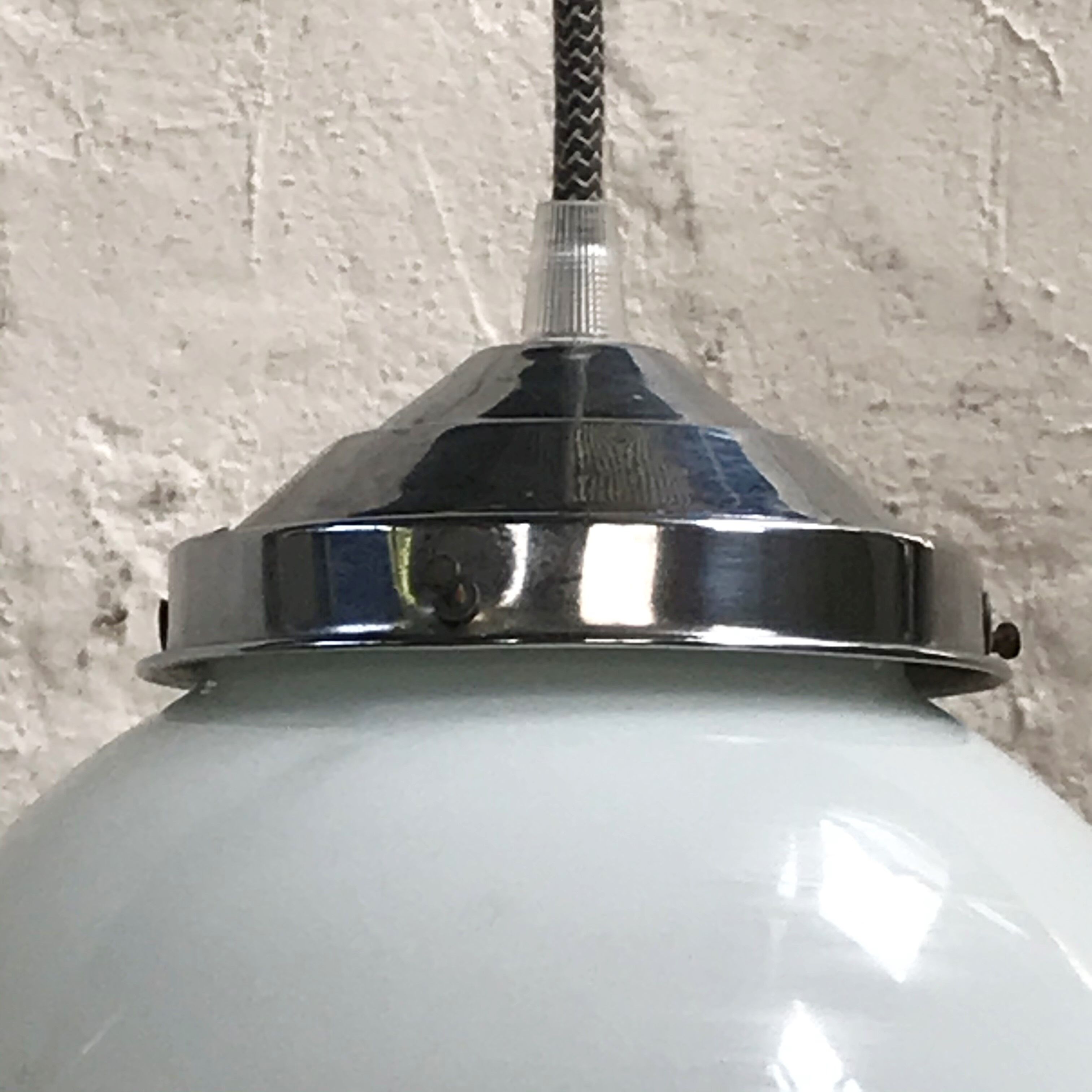 Opaline globe hanging from the 1950s