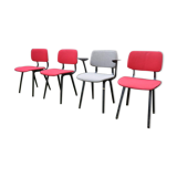 Set de 4 chaises Friso Kramer Revolt années 70
