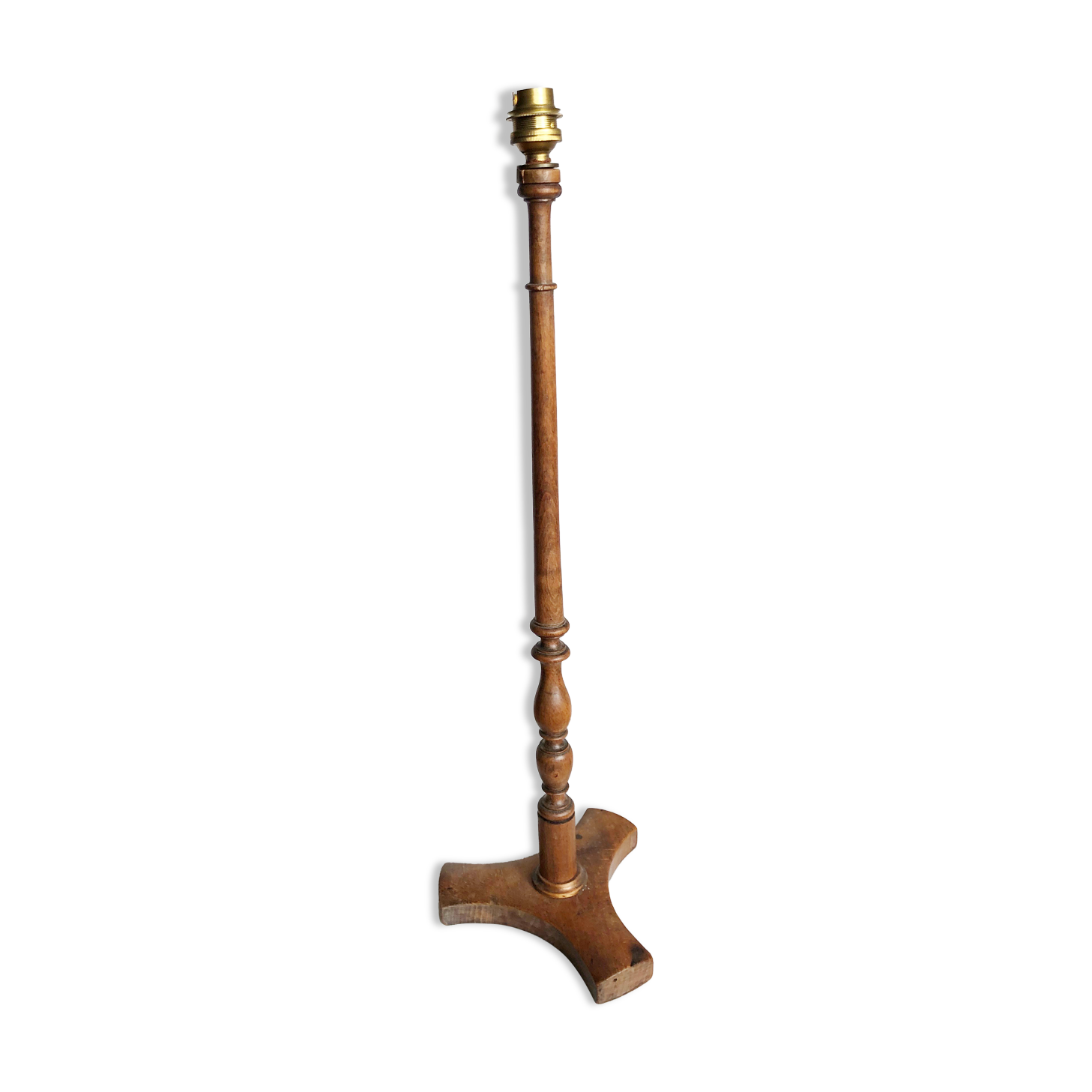 Vintage wooden lamp legs