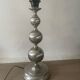 Brushed aluminium lamp 43cm 1970s