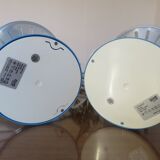 Pair of ikea skojig blue cloud lamps 90s