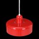 Red “Go-Go” pendant lamp by Dan Heersø for Vitrika / 1970s / Danish modern design