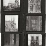 Notre-Dame de Paris, France, photos plaques de verre, lot 10 positifs 8,5x10 cm