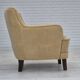1970s, Danish lounge chair, original condition, furniture velour.