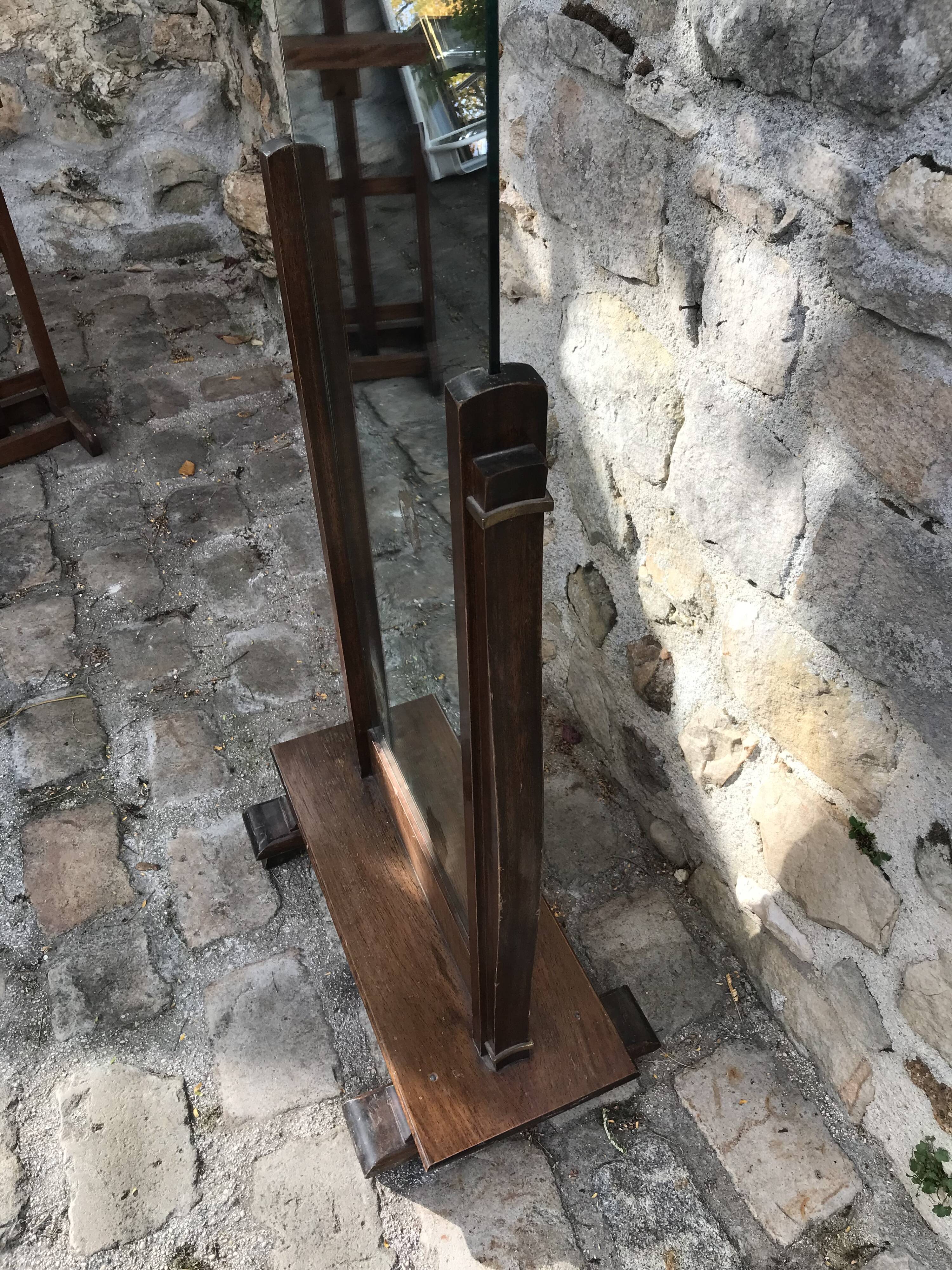 Art Deco freestanding mirror