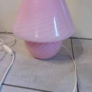 Pink mushroom lamp MURANO 70's