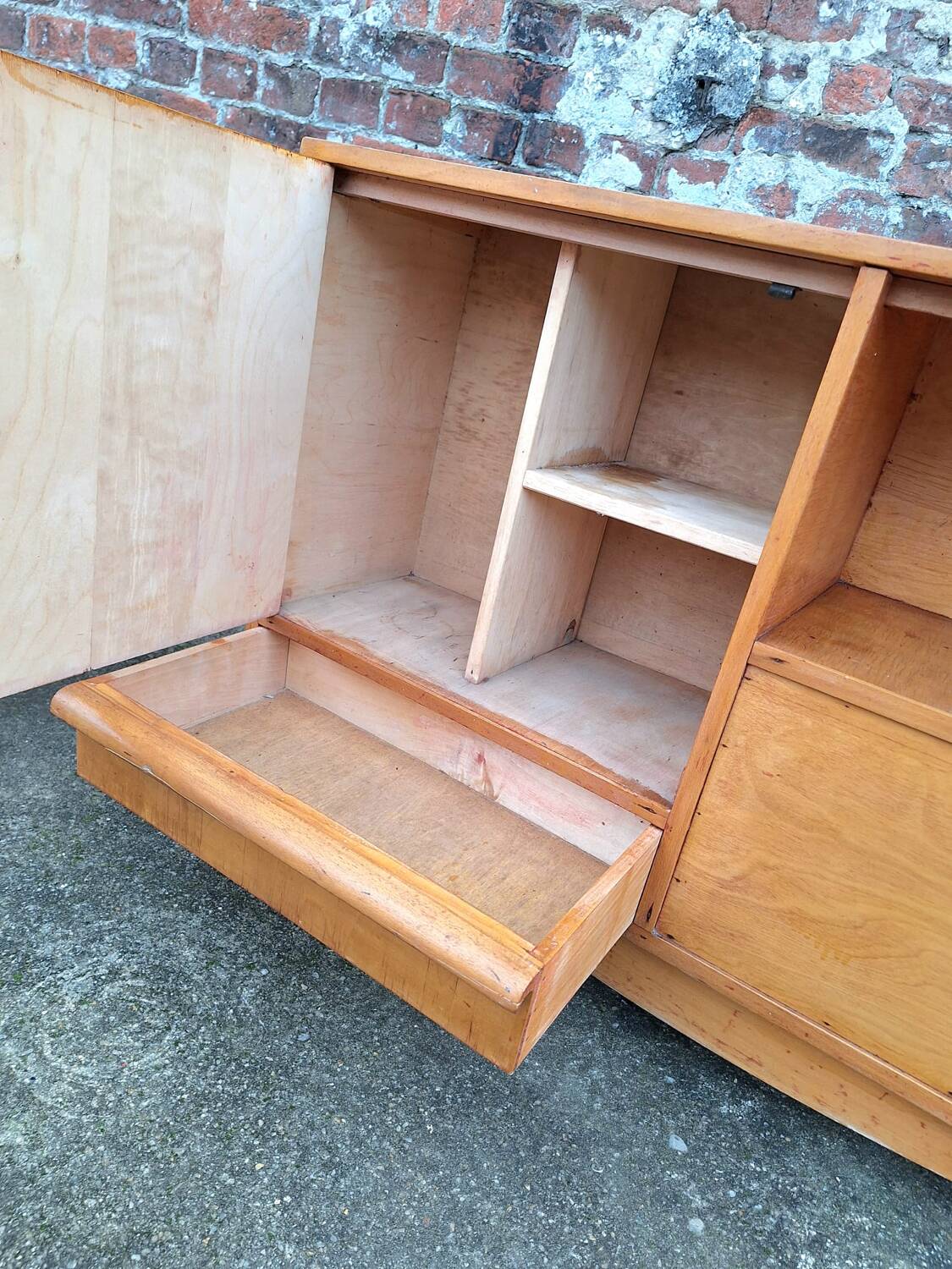 Vintage wooden sideboard
