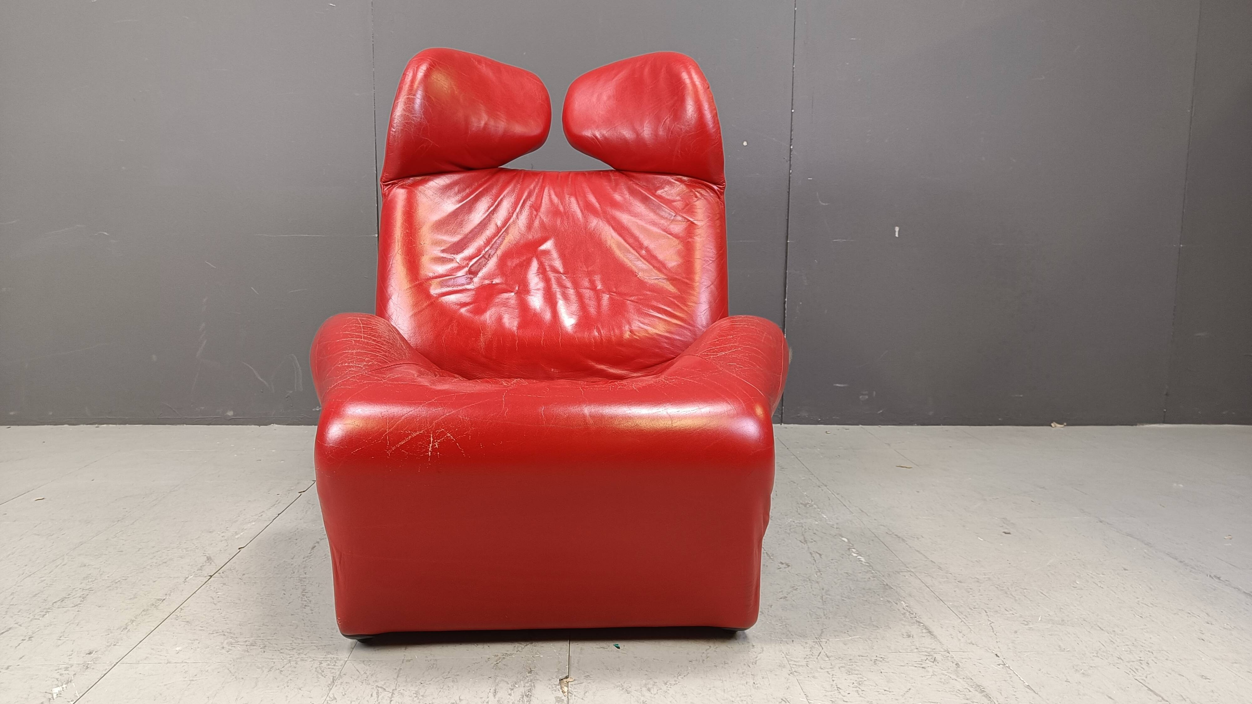 Wink easy chair designed by Toshiyuki Kita for Cassina, 1980s