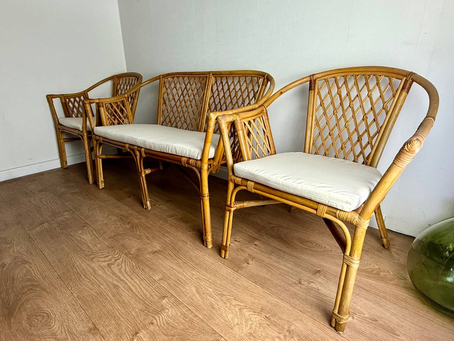 Rattan garden furniture