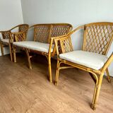 Rattan garden furniture