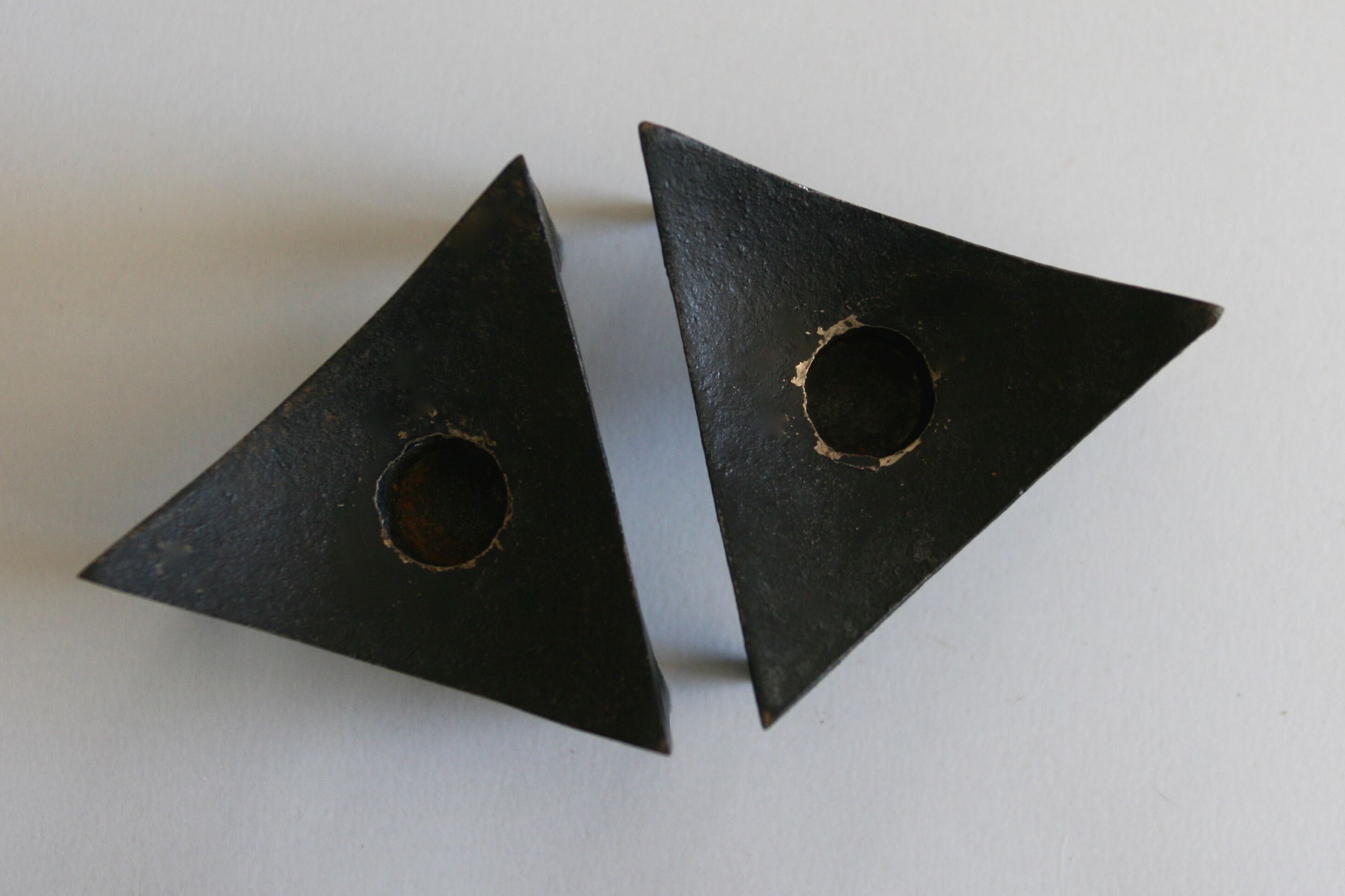 Candlesticks Dansk cast-iron Japanese edition