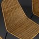 Mid-Century Wicker Chairs by Gian Franco Legler, 1950s. Set of 4