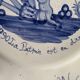 Nevers earthenware patronymic plate