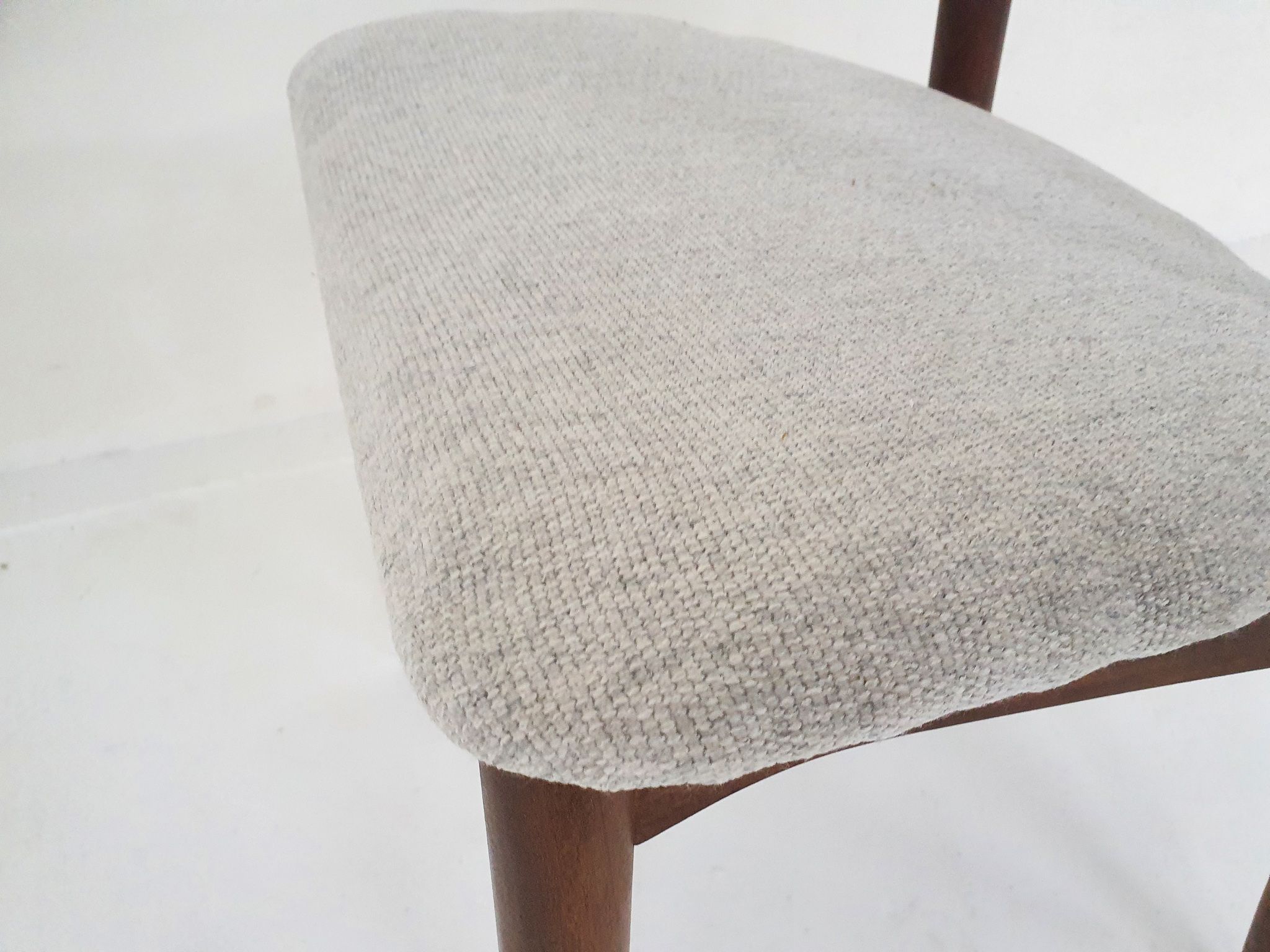 Solid teak Danish dining chair, Denmark 1950's