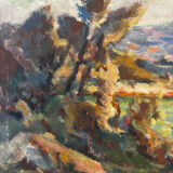 Breton Landscape, Robert Fleurent, 1945