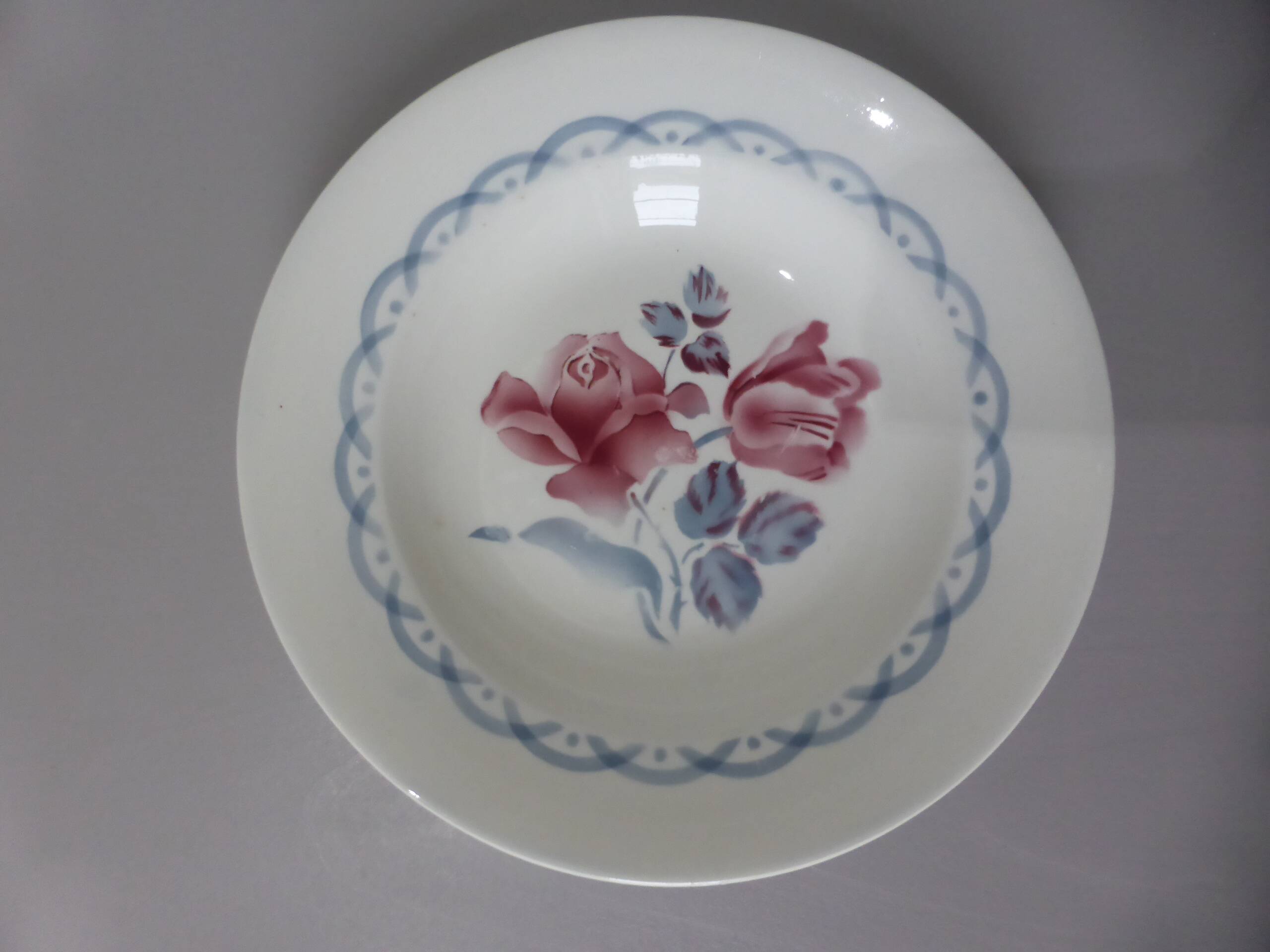 1 vintage soup plate from Digoin Sarreguemines