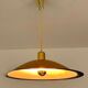 Large Danish Brass Pendant Light