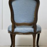 Louis XV Chauffeuse chair traditional trim