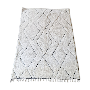 Tapis beni ouarain laine,