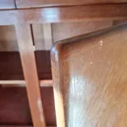 Buffet mado ancien Art Déco / 1950 en chêne et chevrons