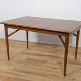 Mid-century extendable teak dining table from everest, 1960s