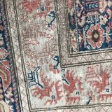 Tapis ancien turc panderma finement 120x177 cm