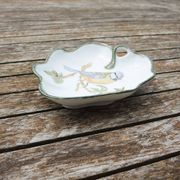 Ancienne coupelle mésange en porcelaine de Limoges