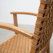 1960s Dutch cord lounge chair