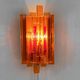 Acrylic wall light/sconce 1001 by Claus Bolby for CEBO industri. Denmark 1970s