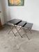 Trio de tables gigognes dans le goût de Jacques Adnet, années 50