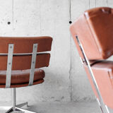 Pair of chairs - 1970 - Cognac