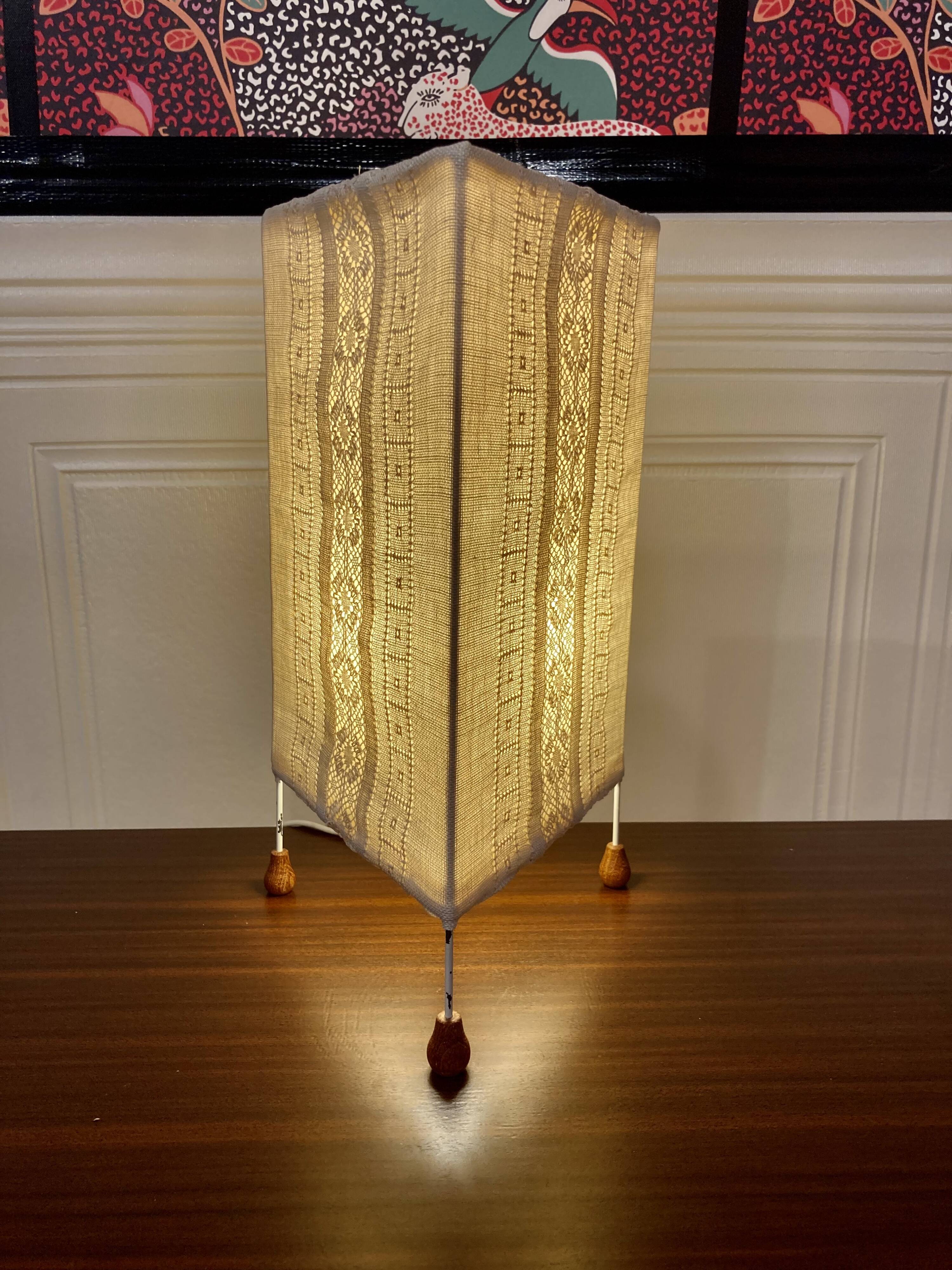 1960s Scandinavian design tripod lamp.