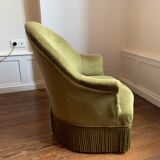 Hat armchair and its ottoman