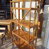 Large bamboo rattan shelf