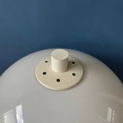 White Mid-Century Dijkstra mushroom table lamp