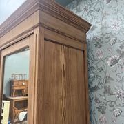 Large renovated country antique wardrobe