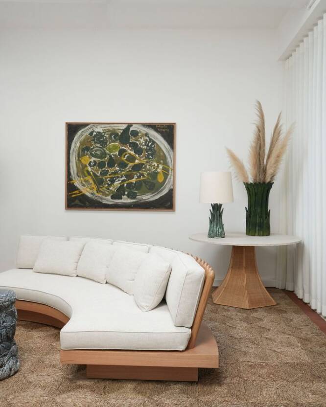 Fruit plate painting, 1970s.