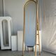 Floor mirror in bamboo and rattan H:1m80