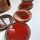 Dessous de verre teck vintage